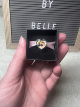 Load image into Gallery viewer, Heart Shaped Photo Charm (Tarnish Free Hypoallergenic Stainless Steel)