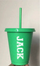 Load image into Gallery viewer, 16oz Coloured Cold Cup With Name