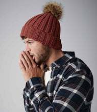 Load image into Gallery viewer, Adults Unisex Faux Fur Pom Pom Hat