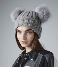 Load image into Gallery viewer, Family Matching Double PomPom Hat