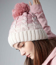 Load image into Gallery viewer, Adults Unisex Ombré Pom Pom Hat