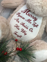 Load image into Gallery viewer, Personalised Zippie Bottom Reindeer With Poem (46cm)