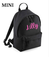 Load image into Gallery viewer, Personalised Mini Backpacks