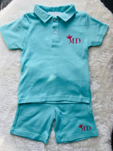 Load image into Gallery viewer, Kids Initial Polo Sets