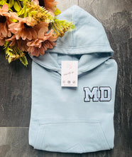 Load image into Gallery viewer, Adults Varsity Patch Hoody