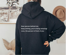 Load image into Gallery viewer, Unisex ‘Person Behind Me’ Hoody