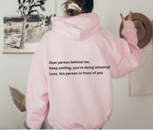 Load image into Gallery viewer, Unisex ‘Person Behind Me’ Hoody