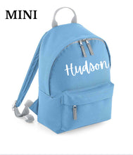 Load image into Gallery viewer, Personalised Mini Backpacks