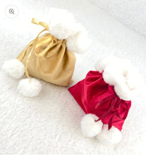 Load image into Gallery viewer, Personalised Mini Velvet Santa Sack
