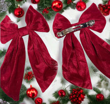 Load image into Gallery viewer, Luxury Velvet XL Hair Bow
