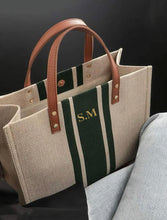 Load image into Gallery viewer, Large Stripe Tote Bag
