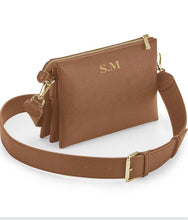 Load image into Gallery viewer, Saffiano Fine Grain Soft Style Cross Body Bag
