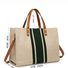 Load image into Gallery viewer, Large Stripe Tote Bag
