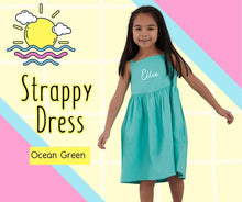 Load image into Gallery viewer, Ocean Green Strappy Dress
