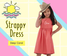 Load image into Gallery viewer, Deep Coral Strappy Dress
