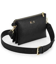 Load image into Gallery viewer, Saffiano Fine Grain Soft Style Cross Body Bag
