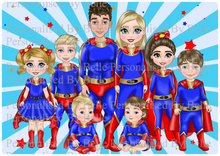 Load image into Gallery viewer, Super Hero Father’s Day Glass Can With Bamboo Lid
