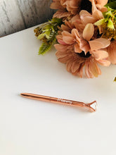 Load image into Gallery viewer, Diamond Topped Personalised Pen

