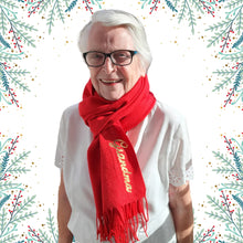 Load image into Gallery viewer, Adults Personalised Woven Scarf
