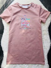 Load image into Gallery viewer, Girls ‘Summer Vibes’ T-shirt Dress
