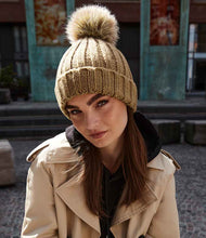 Load image into Gallery viewer, Adults Unisex Faux Fur Pom Pom Hat
