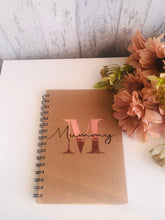 Load image into Gallery viewer, Personalised Initial A5 Kraft Notebook
