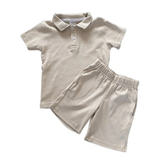 Load image into Gallery viewer, Kids Initial Polo Sets
