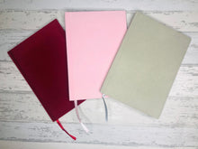 Load image into Gallery viewer, Luxury Velvet Personalised A5 Notebook
