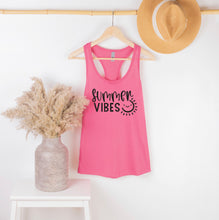 Load image into Gallery viewer, ‘Summer Vibes’ Racer Back Vest
