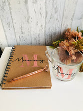 Load image into Gallery viewer, Personalised Notebook, Pen &amp; Mug Gift Set
