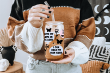 Load image into Gallery viewer, Buy Myself Flowers Glass Cup
