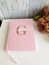 Load image into Gallery viewer, Luxury Velvet Personalised A5 Notebook
