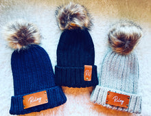 Load image into Gallery viewer, Adults Unisex Faux Fur Pom Pom Hat
