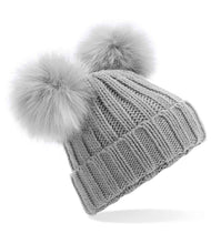 Load image into Gallery viewer, Family Matching Double PomPom Hat
