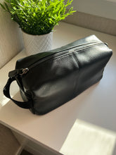 Load image into Gallery viewer, Initial Luxury Faux Leather Wash Bag
