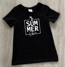 Load image into Gallery viewer, Girls ‘Summer Vibes’ T-shirt Dress
